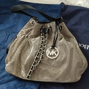 Purse, Black & Silver